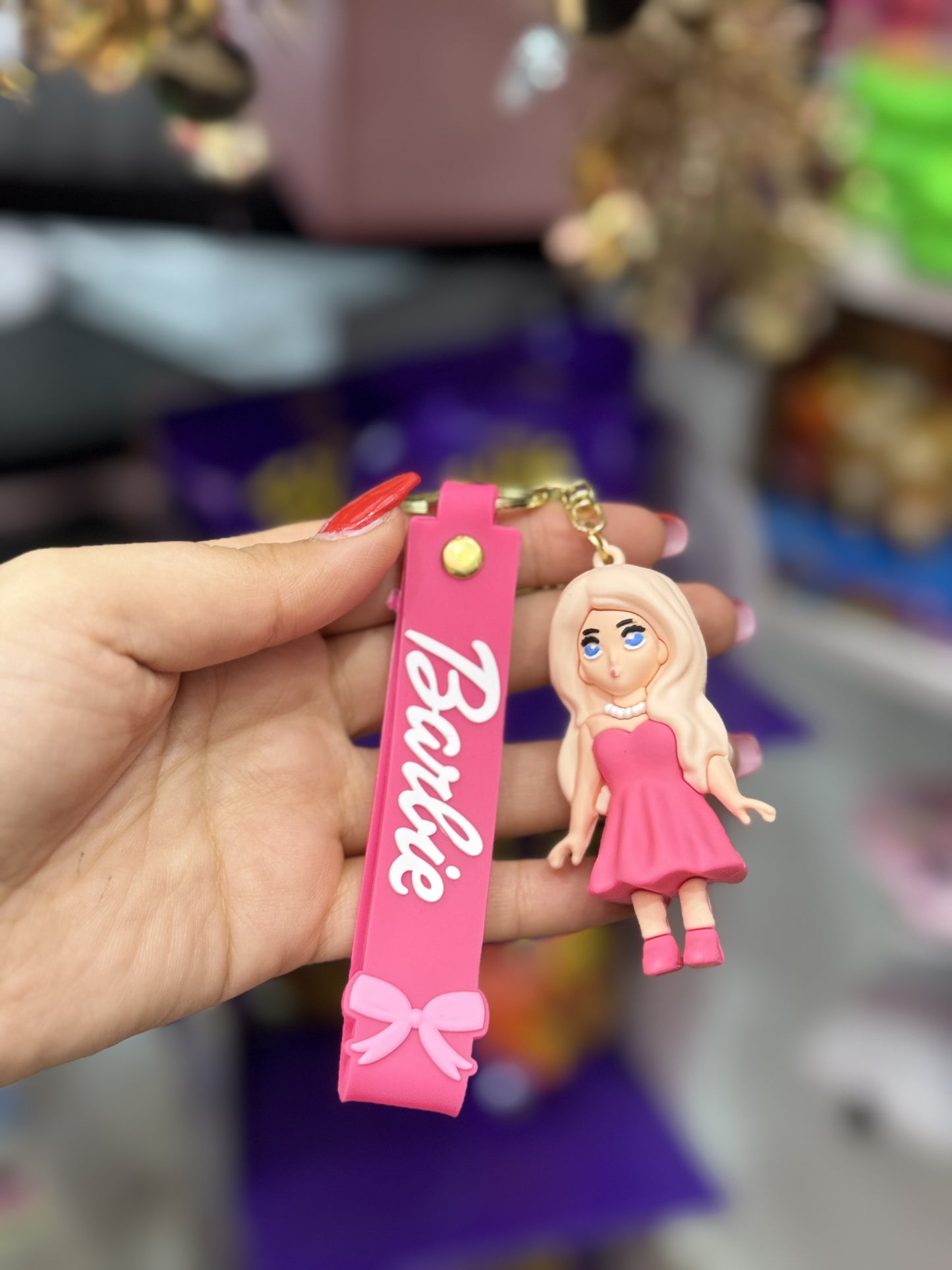 Porte clé barbie aléatoire