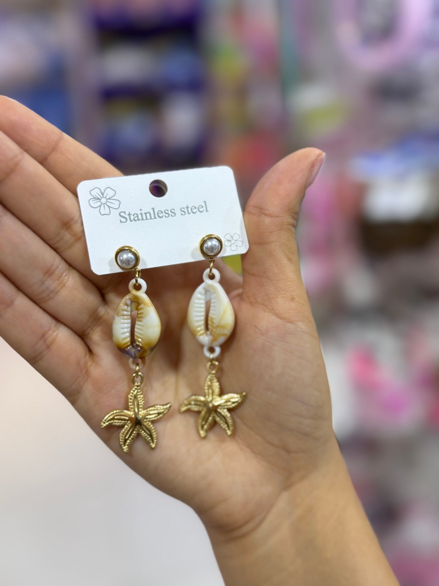 Boucles d’oreilles coquillages pinterest accessoires summer - Girlzbox