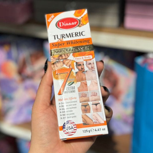 Nettoyant Éclaircissant visage et corps curcuma et vitamin c - Girlzbox