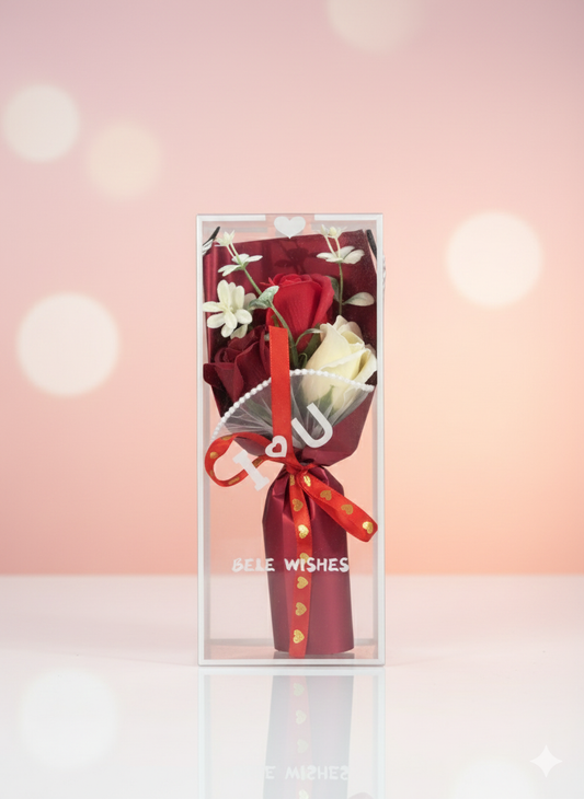 Bouquet de fleurs cadeau fin d’année - Girlzbox