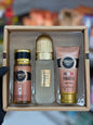 Tobacco pack french 3pcs eau de parfum body lotion spray - Girlzbox