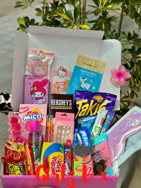 Mix American and korean snacks box - Girlzbox