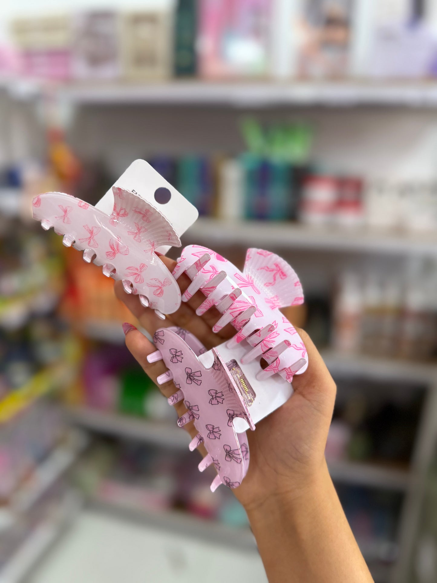 Barrette cheveux aesthetic cute rose - Girlzbox