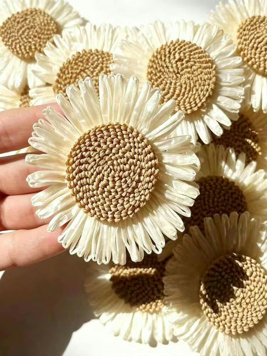 Barrettes cheveux tournesol trendy - Girlzbox
