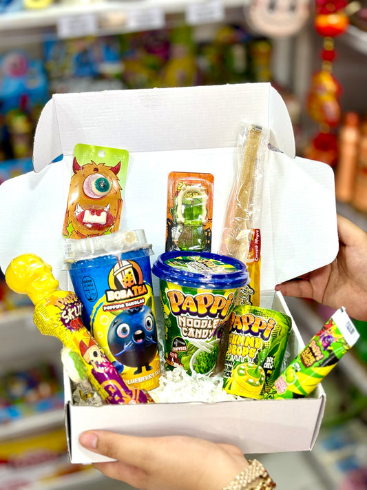 Promotion candy box sour candy bubble tea sweet noodels - Girlzbox