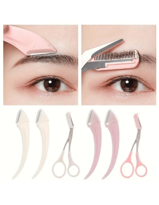 Set à sourcils flamingo et ciseaux - Girlzbox