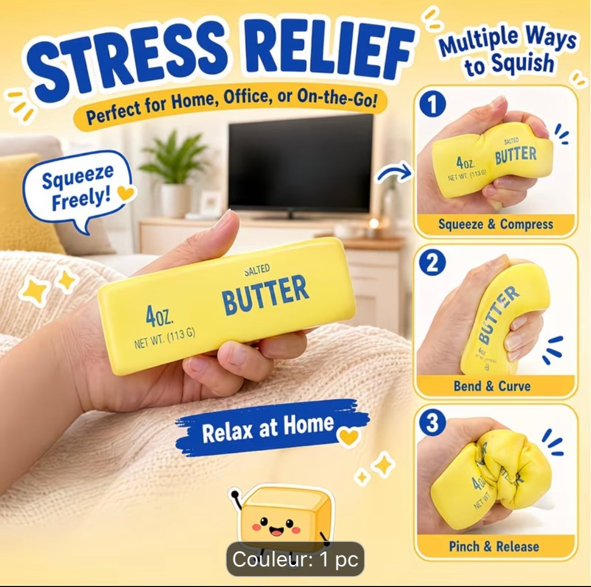Butter squichy trend squishy maroc - Girlzbox
