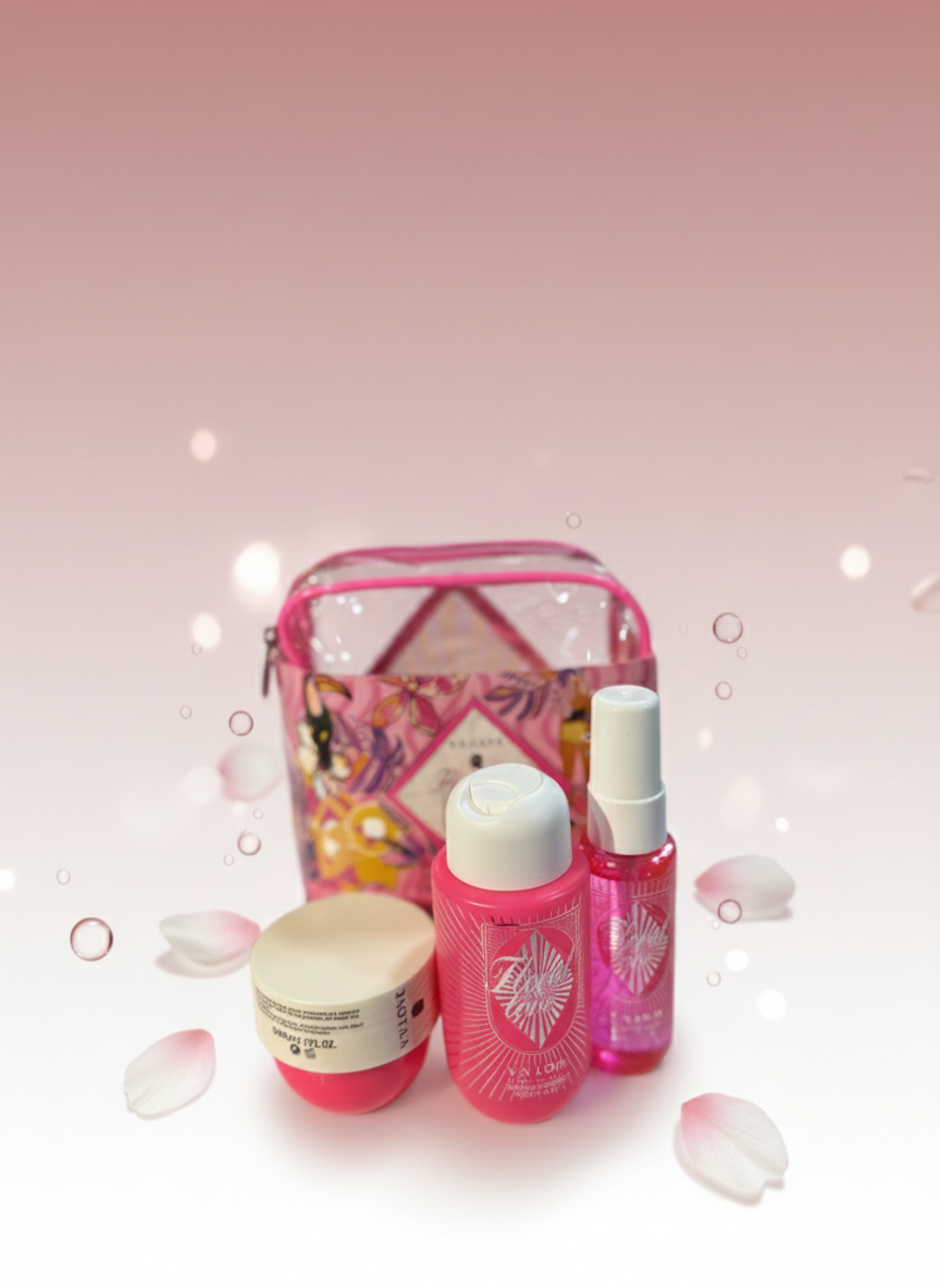 Pack 3x brume pour le corps gel douche crème hydratante odeur fruitée fraîche - Girlzbox