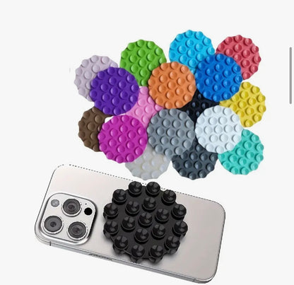 1pcs supports de téléphone portable multifonctionnels en silicone à ventouse simple face - Girlzbox