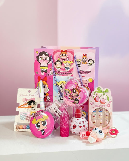 Spice girls sachet cadeau rempli accessoires parfum bonbon -Girlzbox