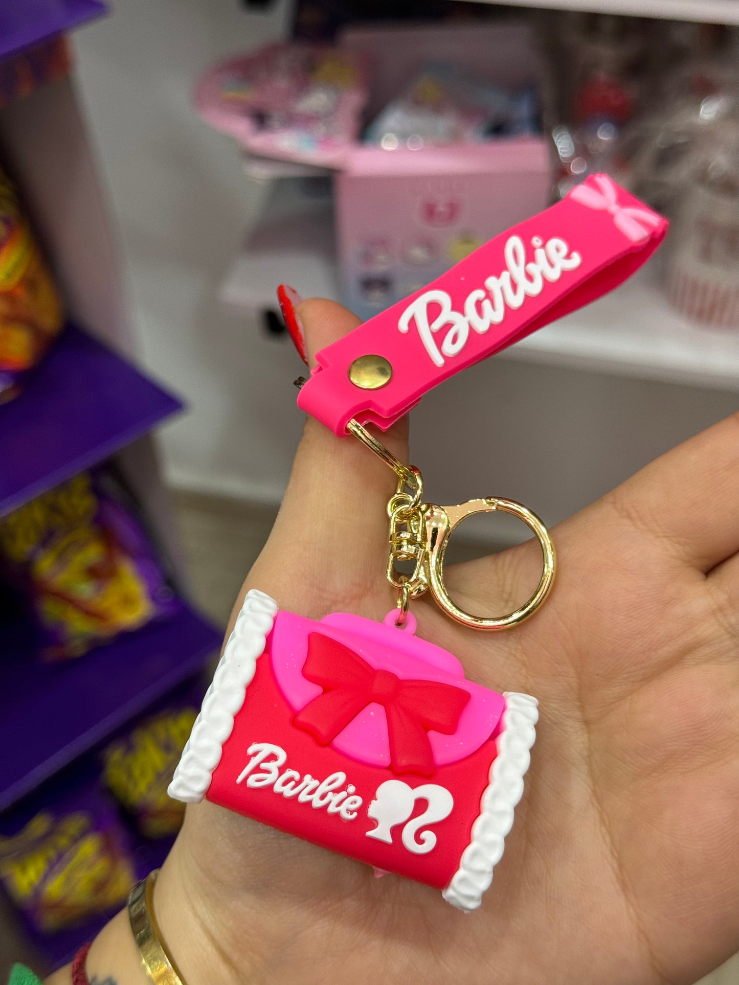 Porte clé barbie aléatoire