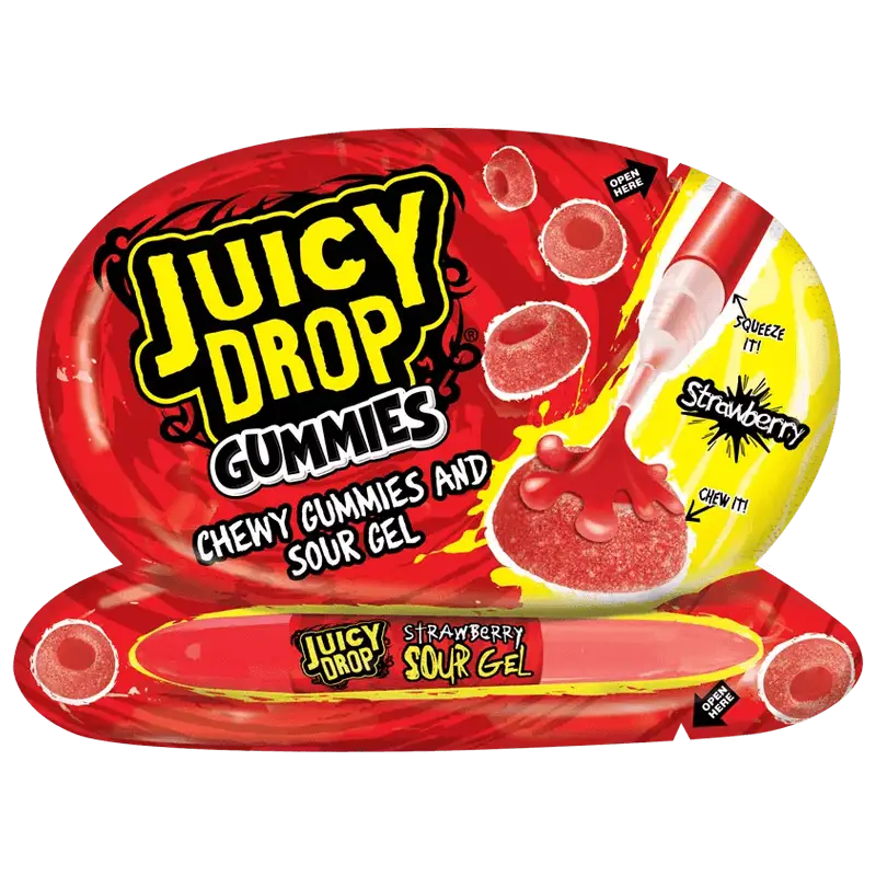 Juicy drop gummies sour gel and candy bonbon - Girlzbox