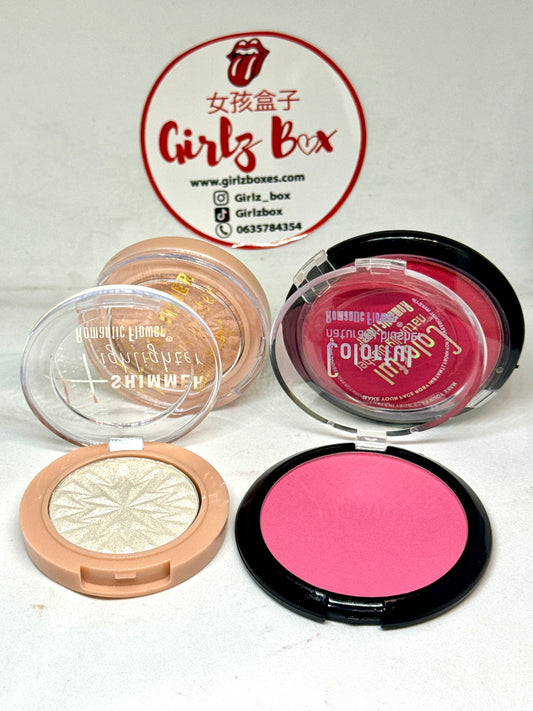 Offre x2 un acheté un offert blush fards à joue et highlight - Girlzbox