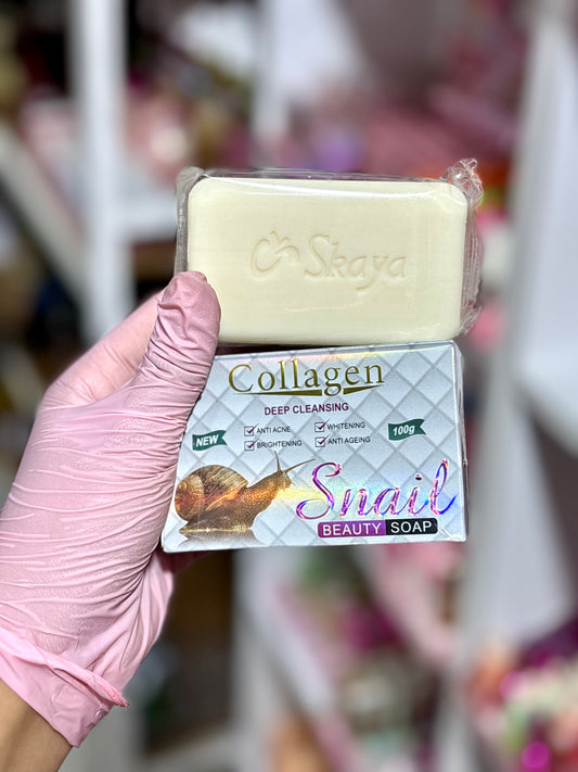 Collagen savon pour le visage anti rides - Girlzbox