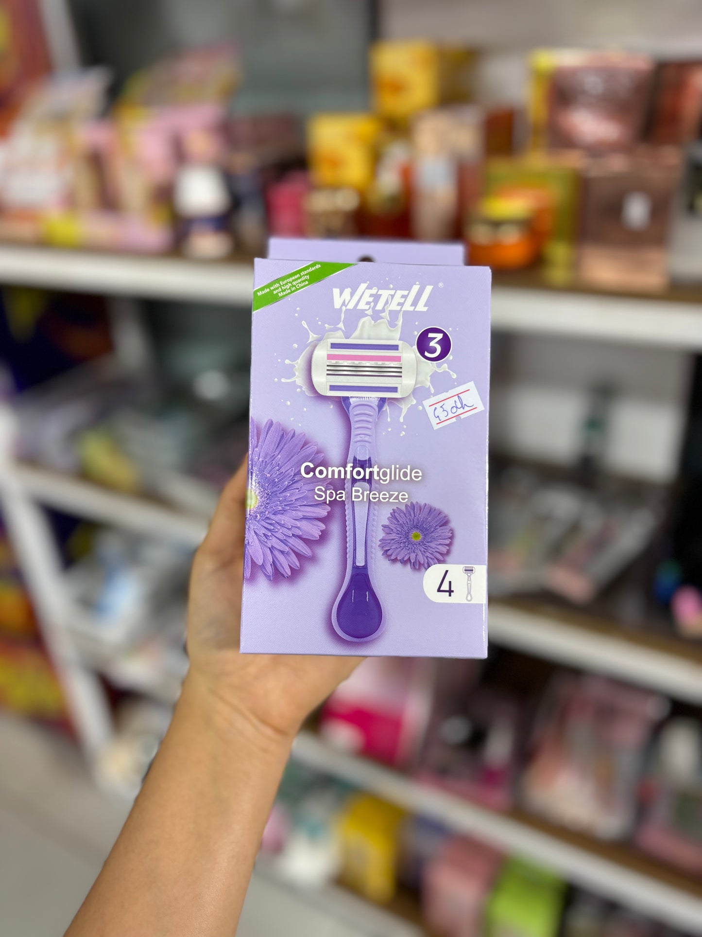 Rasoirs x4 wettel comfort glide spa breeze - Girlzbox