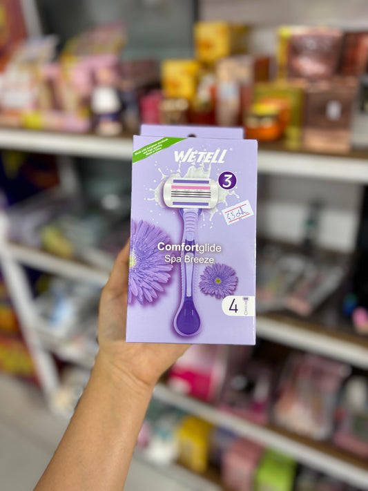 Rasoirs x4 wettel comfort glide spa breeze - Girlzbox