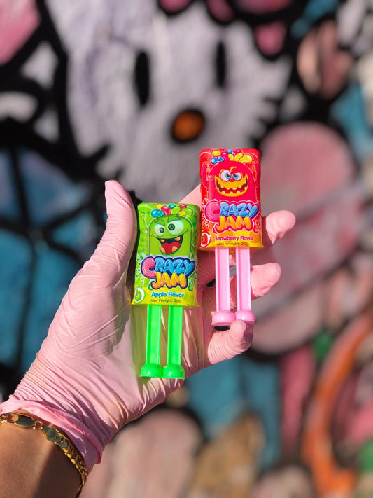 Crazy Jam candy lollipop sucette bonbon - Girlzbox