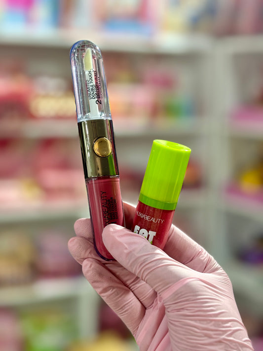 Offre x2 lip gloss matte duo et gloss couleur aléatoire - Girlzbox