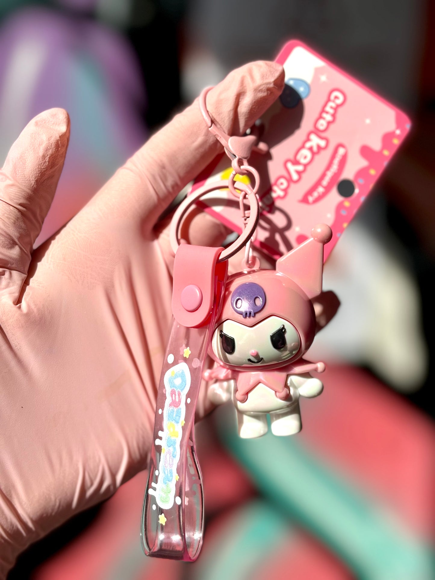 Porte clé kuromi - Girlzbox