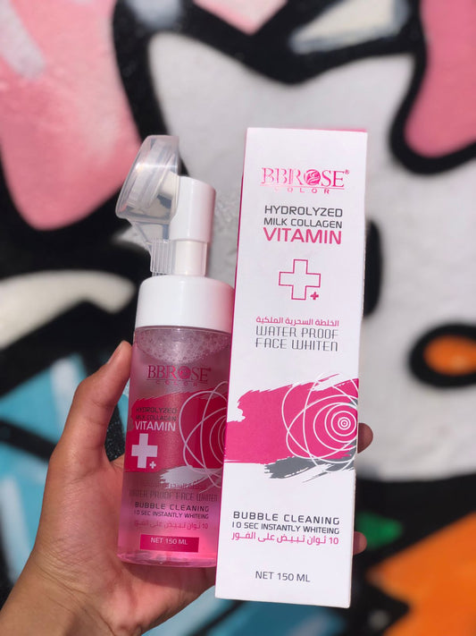 Bbrose Gel nettoyant milk collagen vitamin éclaircissant -Girlzbox