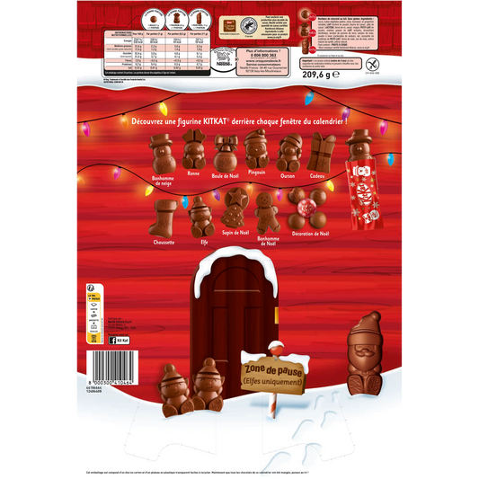 Calendrier de chocolat kitkat géant - Girlzbox