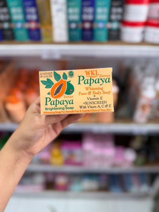 Savon papaya visage et corps éclaircissant - Girlzbox