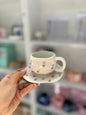 MUG + ASSIETTE VERRE CERAMIQUE PINTEREST NOEUD CUTE - GIRLZBOX