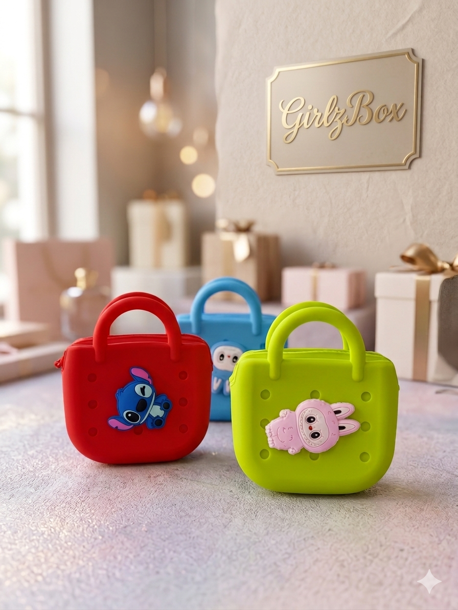 Porte monnaie silicone stitch labubu couleur aléatoire - Girlzbox