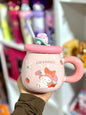 Mug avec couvercle et paie en céramique my melody decor - Girlzbox