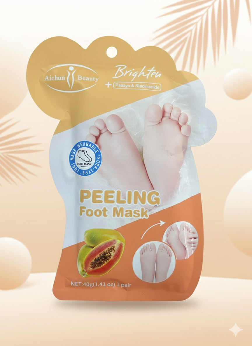 Masque peeling pour les pieds à la papaye يقشر الرجلين- Girlzbox