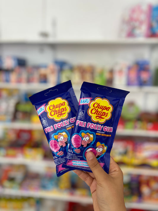 Chupa coups cotton candy  chewing gum acide - Girlzbox