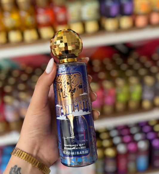 Body mist - body spray -at night