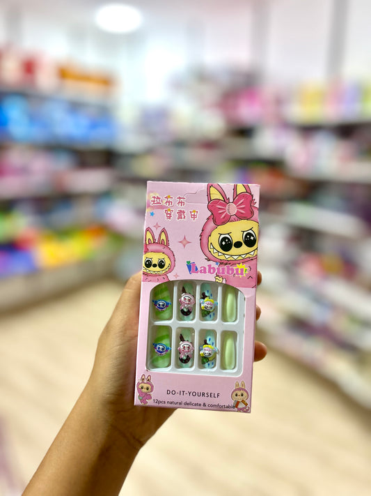 Faux ongles pour fille labubu- Girlzbox