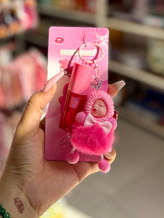 Lip gloss et porte clé - Girlzbox