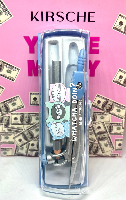 Compact avec crayon  back to school kawaii- Girlzbox