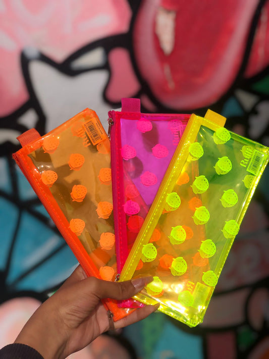 Trousse transparente couleur aléatoire - girlzbox