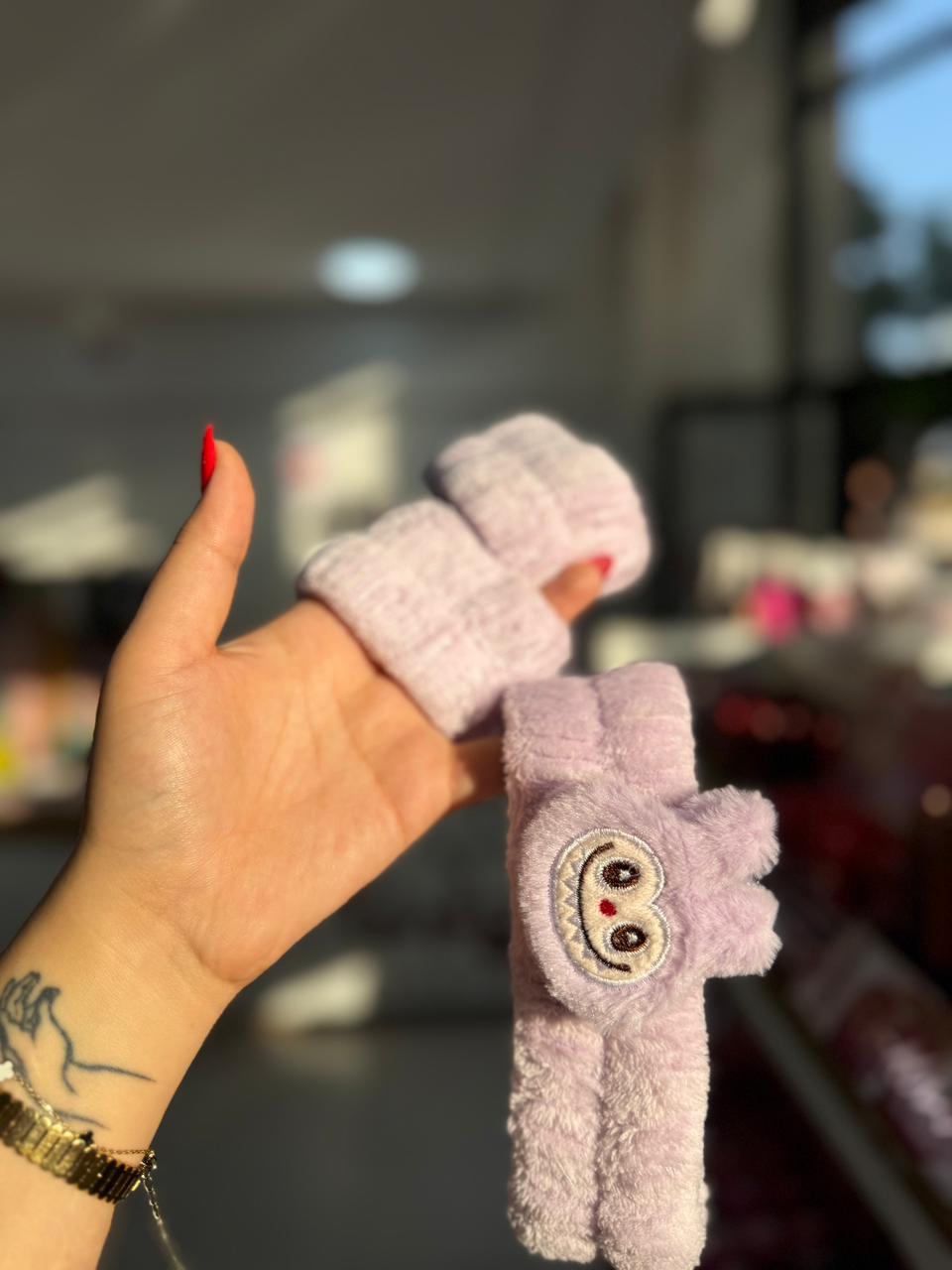 Bande pour les cheveux et mains skin care labubu - girlzbox