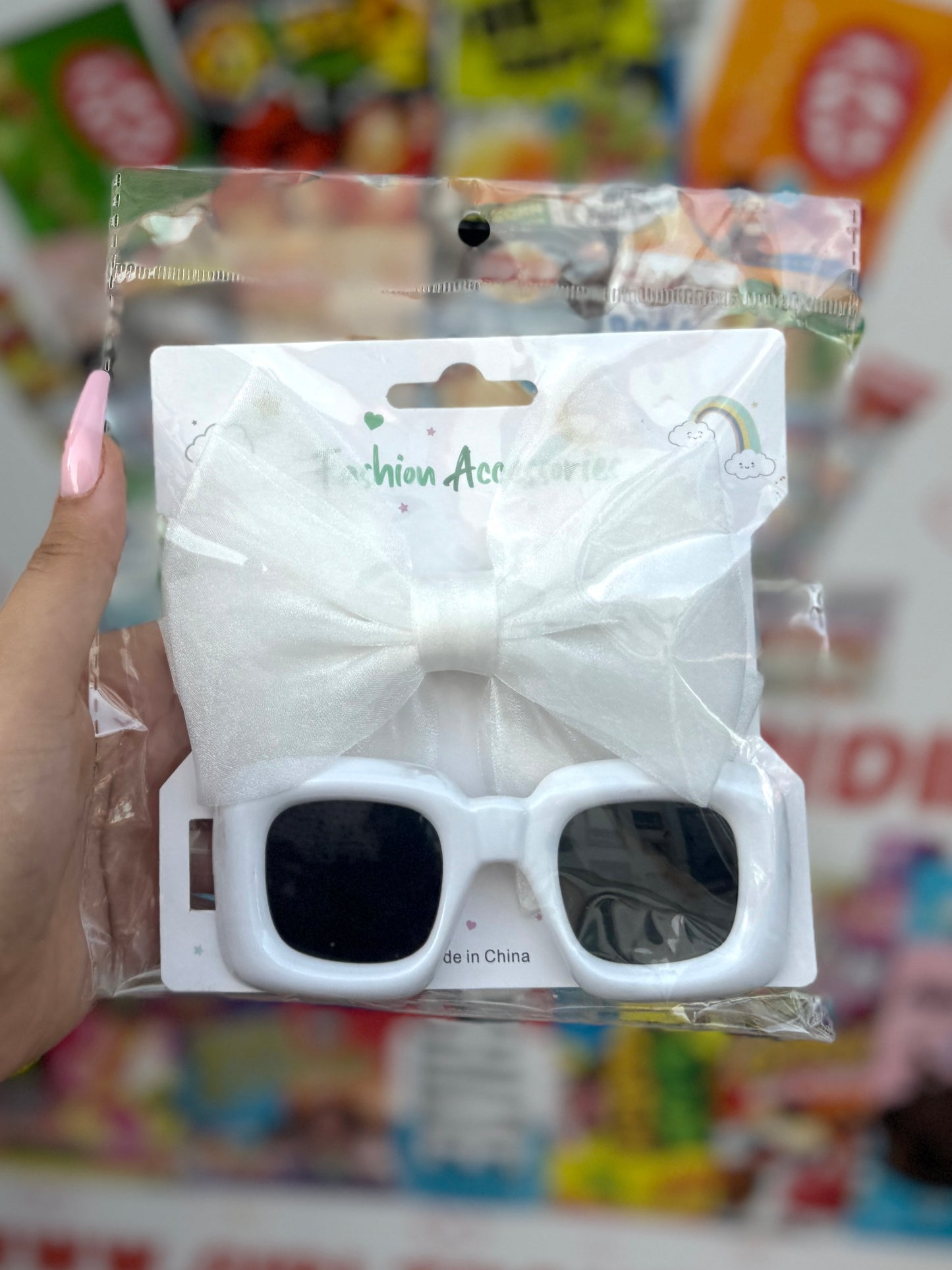 Pack accessoires lunettes et papillon cheveux - Girlzbox