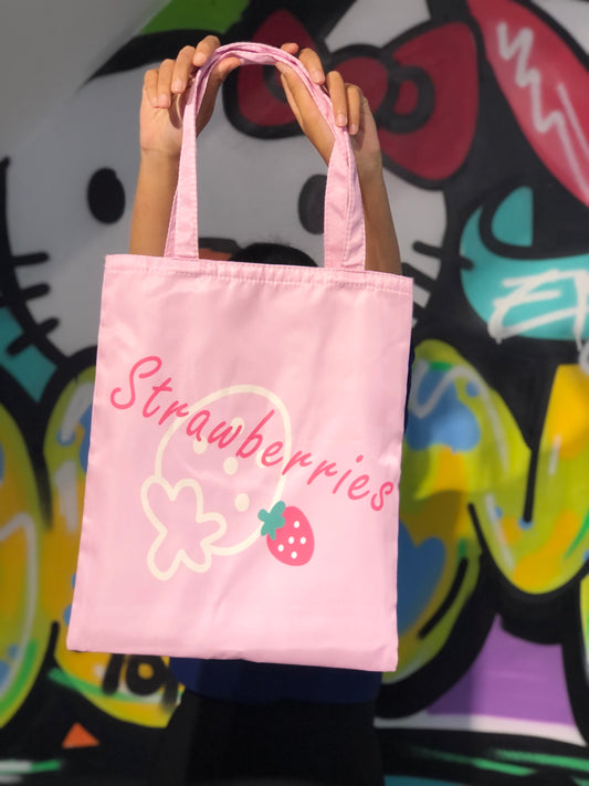 Tote bag tissu - strawberries 🍓