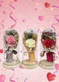Grand format Décoration avec lumière love fleurs cadeau fin d’année - Girlzbox