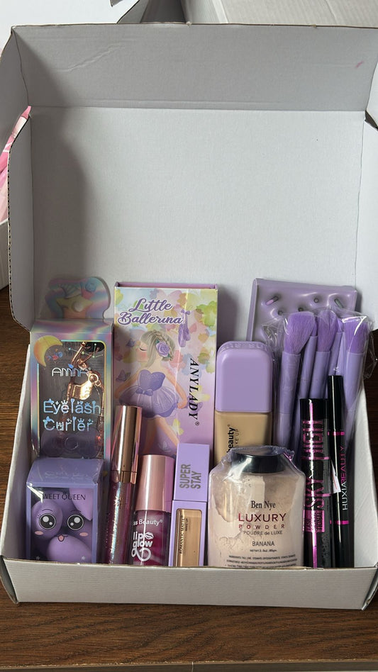 Purple makeup box - Girlzbox
