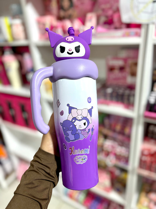 Stanley Mug avec couvercle et paie kuromi decor - Girlzbox