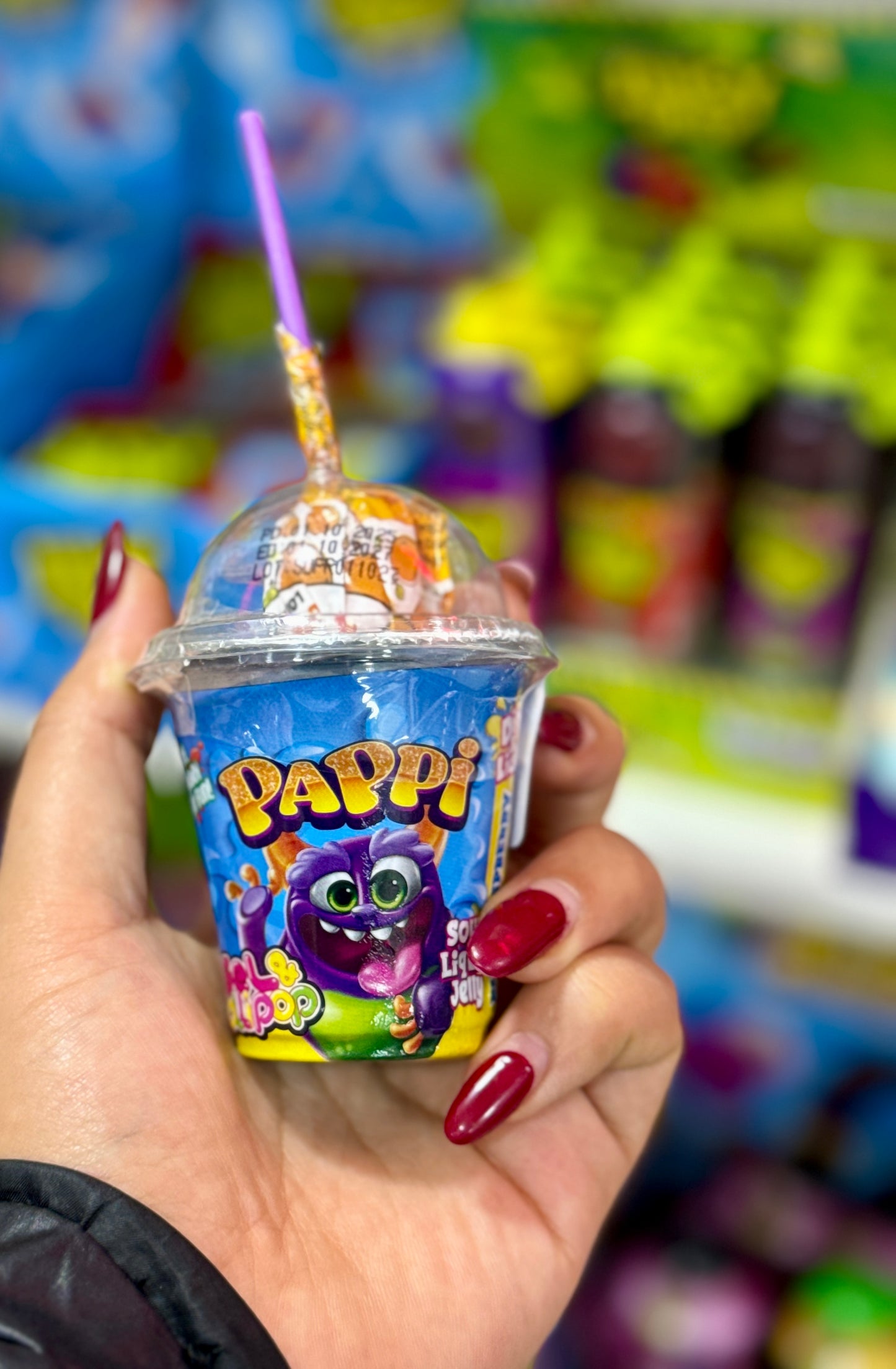 Pappi lollipop gel sour candy cargo pappi - Girlzbox