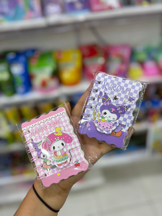 Bloc notes kuromi my melody - Girlzbox