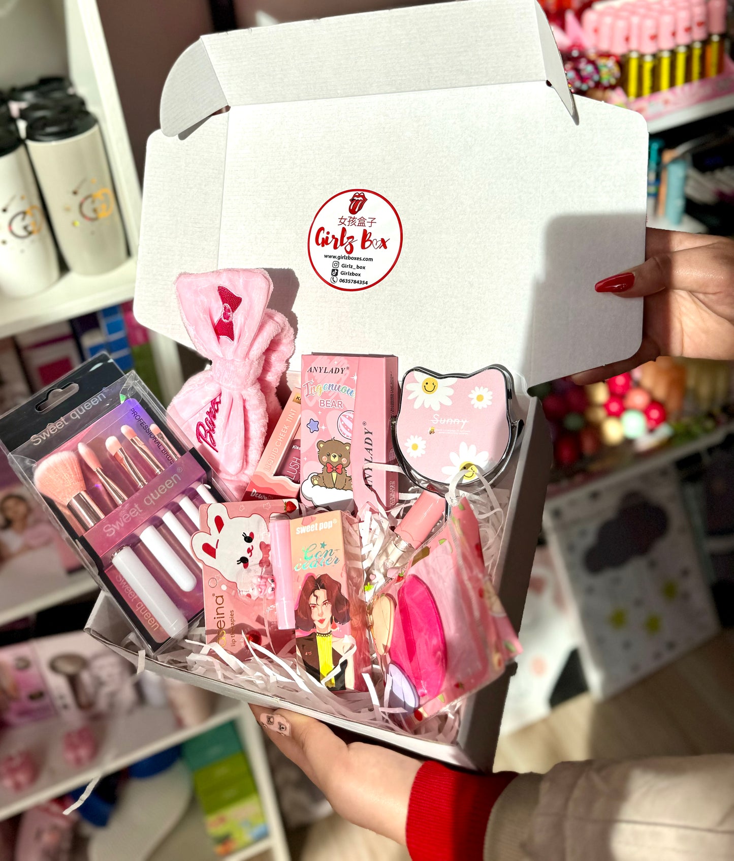 Pink flower box barbie - Girlzbox
