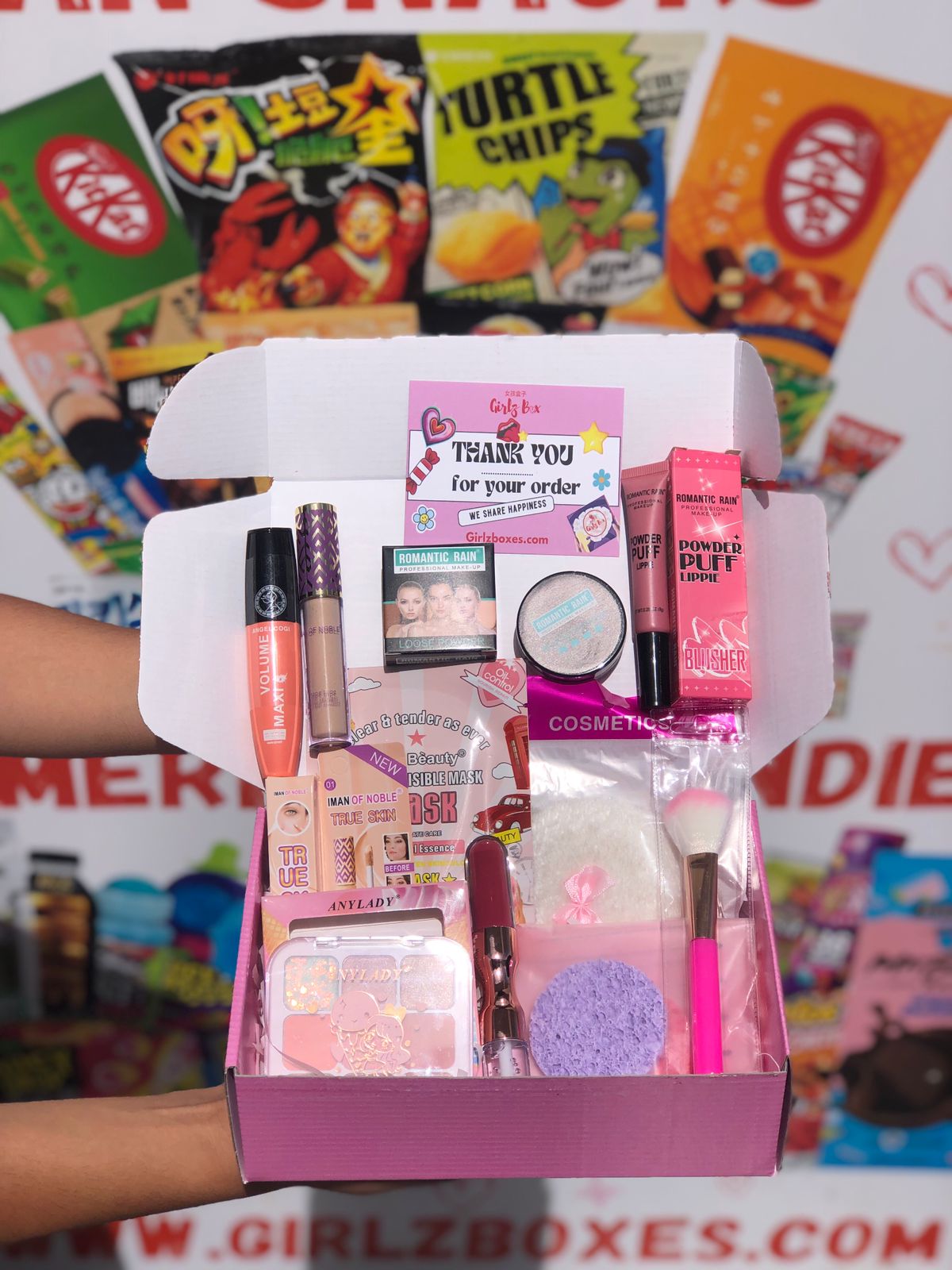 Pink makeup box - girlzbox