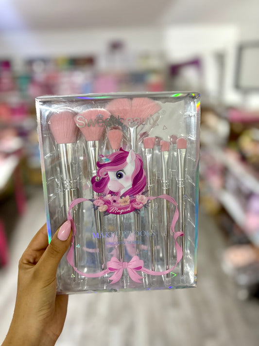 Pinceaux unicorn x7 pcs bonne qualité - Girlzbox