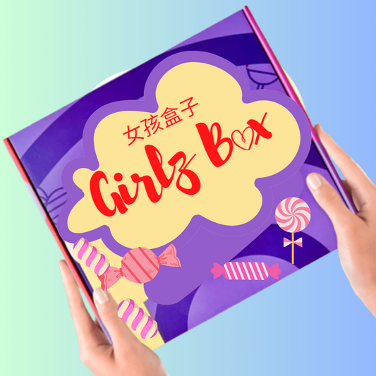La mystery box Girlzbox asian products food - Girlz box