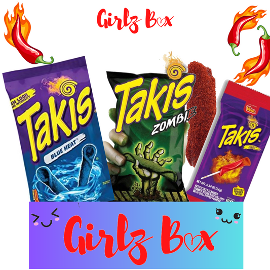 Zombie BOX Extreme hot spicy takis - Girlzbox