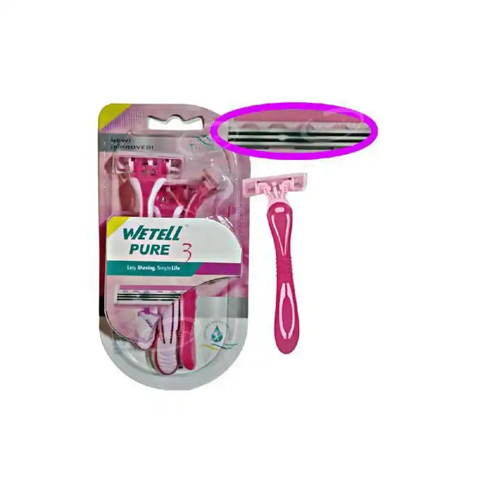 Rasoirs wettel pure 3 pour femme - Girlzbox